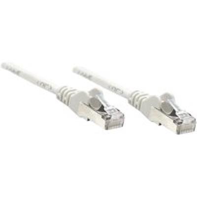 Intellinet câble patch réseau sftp, catégorie 5e, 2 fiches rj-45, moulé gris 10 m