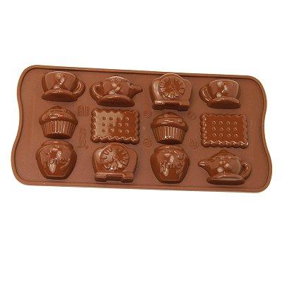 Moule en silicone - Moule à chocolat Easy Choc : Tea time