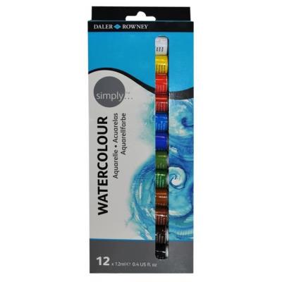 SIMPLY Set d'Aquarelles Simply 12*12 ml