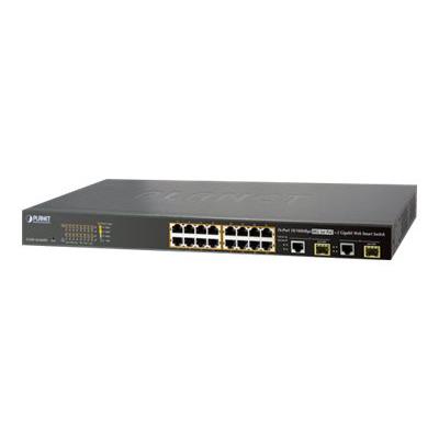 PLANET FGSW-1816HPS - switch - 16 poorten - Beheerd