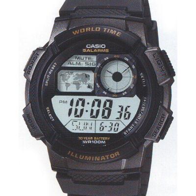 Casio Youth Digital World Time AE-1000W-1AV AE1000W-1AV Montre Homme