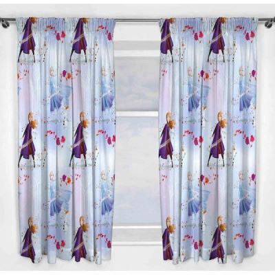 Reine des Neiges Disney - Double rideaux 135 cm