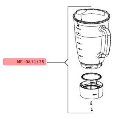 BOL BLENDER AVEC EMBASE