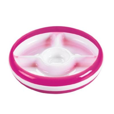 OXO TOT - 6125600 - ASSIETTE 3 DIVISIONS - ROSE