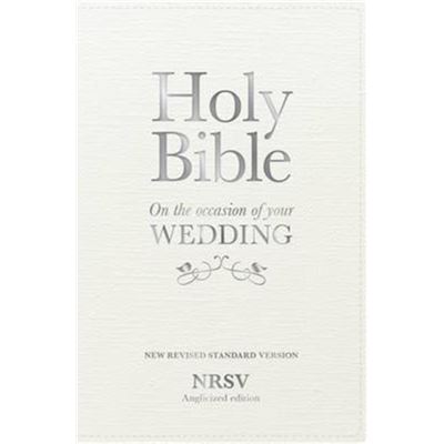 Holy Bible New Standard Revised Version: On The Occasion Of Your Wedding, Nrsv Anglicized Edition (Hardcover)
