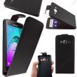 ebestStar ® pour Samsung Galaxy J3 (2016) SM-J320F - Housse Coque Etui Simili Cuir à Rabat vertical, Couleur Noir
