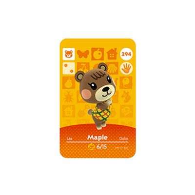 Standard Villageois Carte pour Amiibo Animal Crossing Séries 1-4 HAOBUY avec Nintendo Switch - NO.294 (8.6*5.4cm)