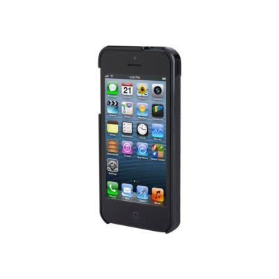 Kensington Vesto Leather Texture - Beschermhoes voor mobiele telefoon - leer met motief - zwarte stekel - voor Apple iPhone 5