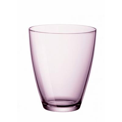 Pack de 6 chopes forme basse 26 cl zéno Lilas - Bormioli Rocco