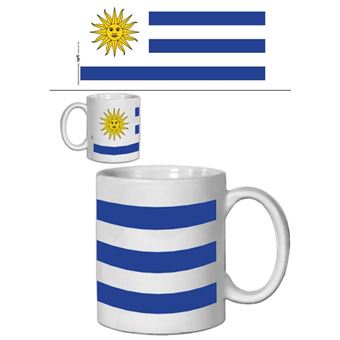CafePress Grande Tasse à Café En Céramique Motif Drapeau Du