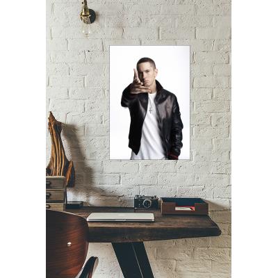 Cadre déco en plexiglas 21cm x 29.7cm épais. 3mm hip hop rap us eminem