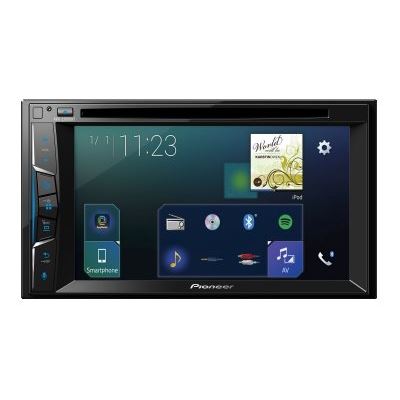 Pioneer AVH-Z2000BT - récepteur DVD - affichage 6.2 po - unité intégrée au tableau de bord - Double-Din