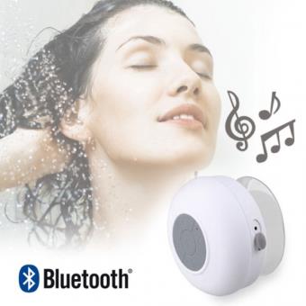 Enceinte Waterproof Bluetooth pour Smartphone Ventouse Haut-Parleur Micro  Douche Petite (BLANC) - Shot Case