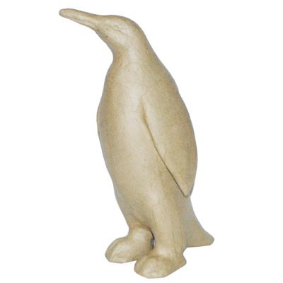 Pingouin en papier mâché à décorer 30 cm