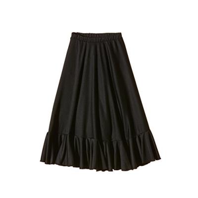 Happy Dance EF008 - Jupe flamenco pour femme, noir, taille 42