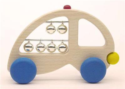 Musikid CAMION Bois Sistre à grelots avec DVD éveil musical
