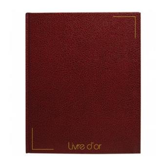 Livre D Or Prestige Balacuir Couleur Bordeaux Livre D Or Achat Prix Fnac