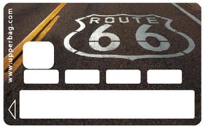 Sticker Carte de Crédit USA Route 66