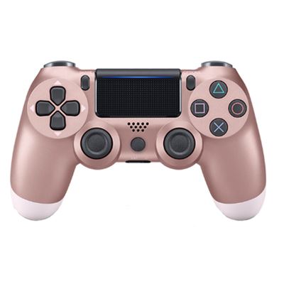 100 pièces Manette générique Sans Fil Bluetooth compatible pour PS4 Gamepad rose gold