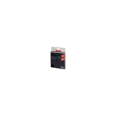 Hama - Lot de 25 boîtiers vides de protection pour CD/DVD, noirs