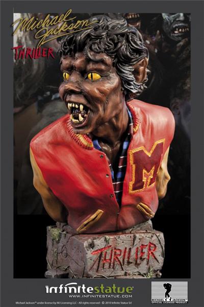 Michael Jackson buste Thriller 18 cm