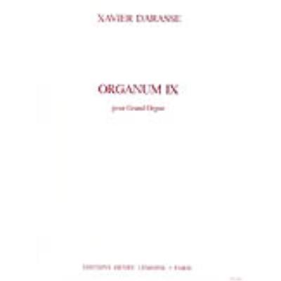 Partitions classique LEMOINE DARASSE XAVIER - ORGANUM IX - ORGUE Orgue