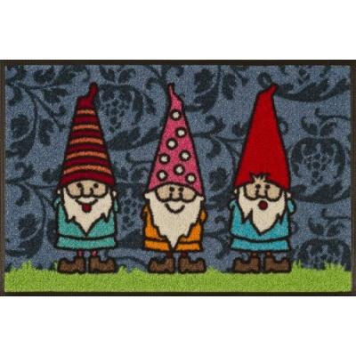 WASH + DRY 051985 TAPIS GARTENZWERGE NYLON/CAOUTCHOUC NITRILE 50 X 75 CM