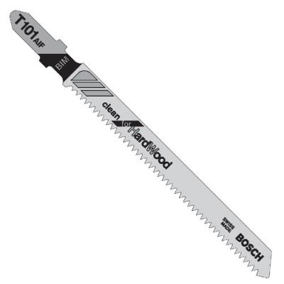 Lames De Scie Sauteuse Bosch T 101 Aif Clean For Hard Wood