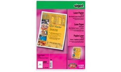 sigel - papier Premium pour photocopieuse, format A4, 120g, blanc, 250f