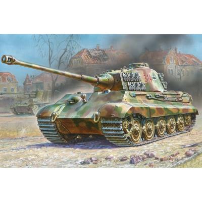 Maquette char : Kingtiger Henschel Zvezda