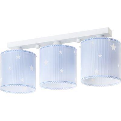 Plafonnier enfant 3 lampes sweet dreams bleu - dalber - 62013t