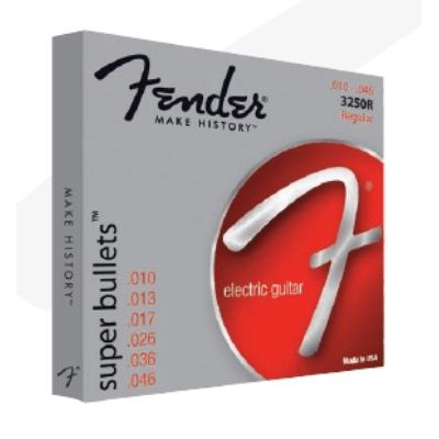 Cordes FENDER 3250R 10 46 BULLETS Cordes guitares électriques