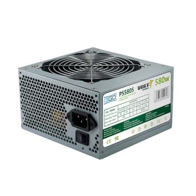 3GO Alimentation Électrique 580W (24pin+Sata+12cm)