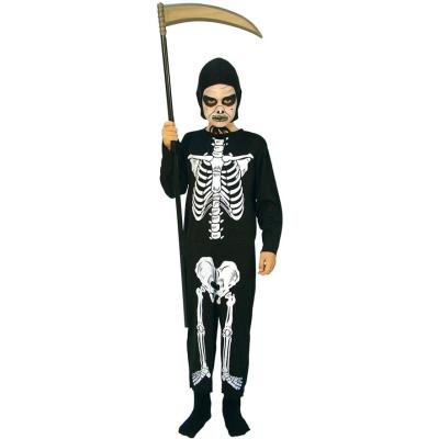Déguisement de Squelette - Enfant (Taille 10/12 ans)