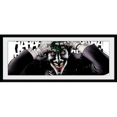 Photographie encadree DC Comics Laughing Joker 30x75 cm