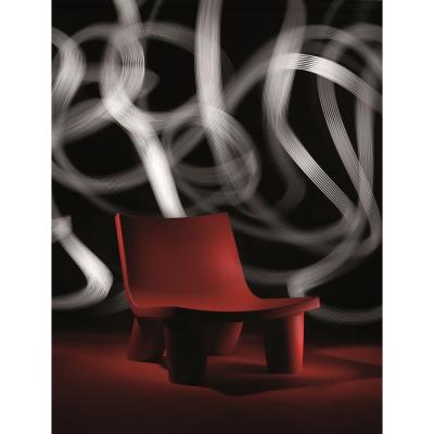 Chaise Design Slide Lolita Couleur Rouge Matière Polyéthylène