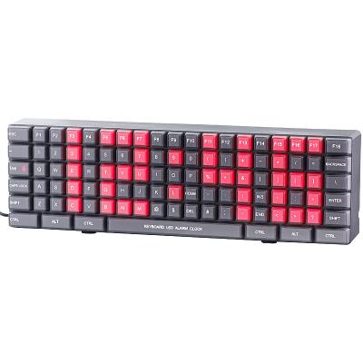 Horloge à LED design clavier PC