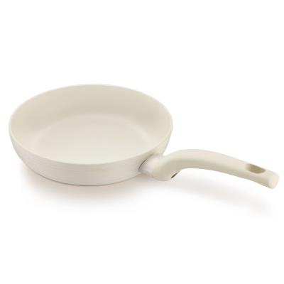 PoÃªle Ã  frire en aluminium couleur naturelle aspect argile ARGILO - 24 cm