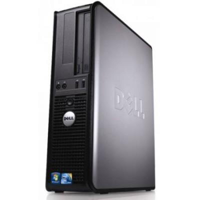 PC de bureau Dell OPTIPLEX 760 DT CORE 2 DUO E5300 @ 2,60GHZ 4096MO 160GO DVD Chipset Graphique intégré Windows 7 64 Bits