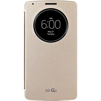 LG Quick Window Circle coque CCF-345G LG G3-doré