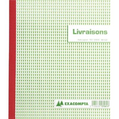 Carnet de livraison tripli - 13161E - EXACOMPTA - 21 x 18 cm