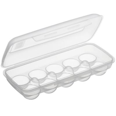 Emsa 504394 boîte à oeufs, 10 oeufs, transparente, clip & close