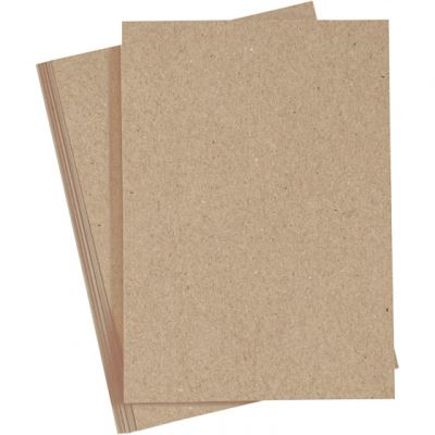 Creotime carton 21 x 29,7 cm 10 pièces 220 g marron