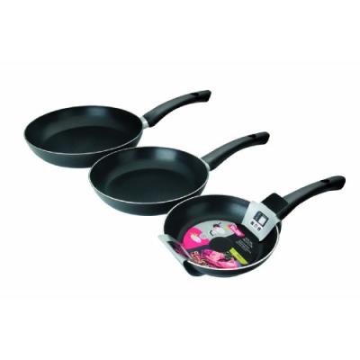 Ibili 405100 lot poêles indubasic aluminium (18 cm + 22 cm + 26 cm)