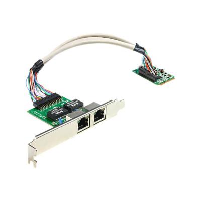 DeLock MiniPCIe I/O PCIe full size 2 x Gigabit LAN - adaptateur réseau