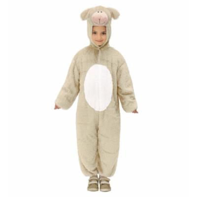 Costume agneau peluche pour fille - 3-5 ans