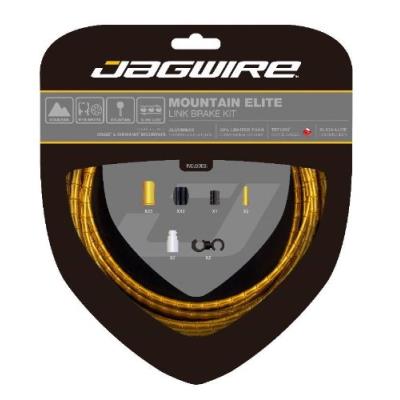 Jagwire mountain elite kit de câble de frein or