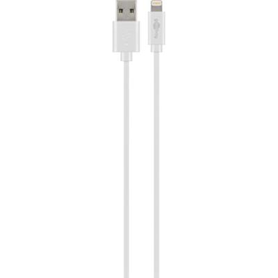 Goobay 40909 Câble de synchronisation/Chargement USB pour les appareils avec câble Lightning 3 m Blanc