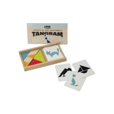 Jeujura - 8144 - jeu de réflexion - tangram - coffret en bois