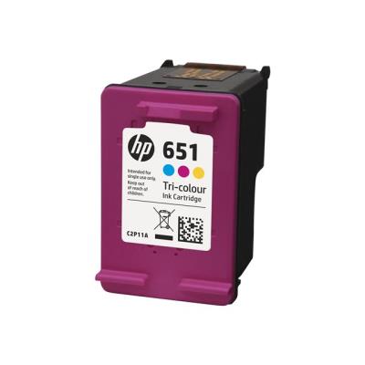 HP 651 - driekleur op verfbasis - origineel - Ink Advantage - inktcartridge